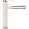 Image de Blanco Robinet de cuisine avec douchette LINEE-S chromé blanc doux 526957