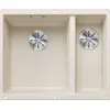 Image de Blanco SUBLINE 340/160-U 555 x 460 mm blanc soft 527162 1 évier Sans égouttoir Cuve à gauche Avec bac à