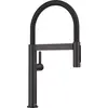 Image de BLANCO CULINA-S II Mini robinet de cuisine Robinet haute pression noir mat Douche flexible