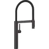 Image de BLANCO CULINA-S II Robinet de cuisine Robinet haute pression noir mat Douche flexible