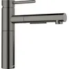 Image de BLANCO ALTA-S II Robinet de cuisine Robinet haute pression satin dark steel Flexible de douche
