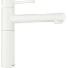 Image de BLANCO ALTA II Robinet de cuisine Robinet haute pression blanc granite argenté