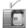 Image de Pack évier inox + mitigeur chromé - Blanco - 527908 - tipo 45s mini