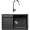 Image de Pack  ©vier   encastrer 86cm anthracite + mitgeur - Blanco - 528438 -