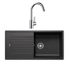 Image de Pack Évier Anthracite + Mitigeur Chrome 100cm - Blanco - 528427