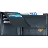 Image de Alassio Porte-monnaie classique, cuir, noir