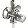 Image de Robinet d'angle combiné Schell 1/2" chromé avec RV, auto-étanche, 1 pièce.