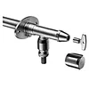 Image de SCHELL Polar II 039950399 Robinet mural extérieur résistant au gel avec robinet extérieur en laiton (robinet complet) avec ventilation forcée automatique sans aérateur de tuyau, DN 15 G 1,2 AG Ø 15 mm en occasion ou reconditionné
