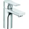 Image de KLUDI ZENTA SL Mitigeur monocommandé pour lavabo, hauteur de bec 100mm, avec garniture d'écoulement PUSH-OPEN, 482980565