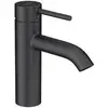 Image de Kludi - Bozz Mitigeur Lavabo 382883976 Avec Bouton-poussoir Garniture De Vidange , Noir Mat