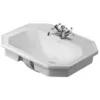 Image de Duravit 1930 Lavabo Encastré, 58x47cm, Avec Trop-plein, 1 Trou De