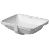 Image de Duravit - Starck 3 - Vasque Encastrée 490x365 Mm, Sans Trou Pour Robinetterie, Avec Wondergliss, Blanc 03054900001