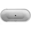 Image de Baignoire En Pose Libre Starck Oval De Duravit, 2 Pentes De Dos,