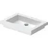 Image de Duravit - Lavabo Du Haut 2e Étage 58cm, Lavabo Intérieur, Blanc,