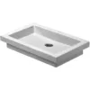 Image de Duravit - 2nd Floor - Lavabo Sans Trou, Sans Trop-plein, 580 Mm X 415 Mm, Blanc - Lavabo, Avec Wondergliss 03175800291