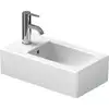 Image de Duravit - Vero Lave-mains 25 Cm, Avec Trop-plein, Avec Banc À Trou