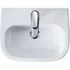 Image de Duravit   Lave-mains D-code Céramique 450x340mm   Forme Rectangulaire Avec Trop Plein   Fixation Monotrou   Couleur Blanc Brillant