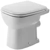 Image de Duravit - D-code Wc Sur Pied Compact, Chasse D'Eau Plate,