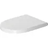 Image de Duravit WC-Sitz Starck 3 mit Softclose Scharniere Edelstahl weiß