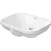Image de Duravit - D-code - Vasque À Encastrer 56x40 Cm, Sans Trou, Blanc Alpin 0338560000