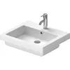 Image de Duravit Lavabo Encastré Vero 55cm Blanc Avec Trop-plein, Avec
