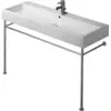 Image de Duravit console métallique Vero pour 045412, réglable en hauteur, chromé, 0030741000