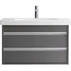 Image de Duravit Ketho bâti-support lavabo suspendu, 800x480x455 mm, 2 tiroirs, pour D-Code, KT664704949