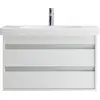 Image de Duravit Ketho bâti-support lavabo suspendu, 800x480x455 mm, 2 tiroirs, pour D-Code, KT664701818