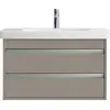 Image de Duravit Ketho bâti-support lavabo suspendu, 800x480x455 mm, 2 tiroirs, pour D-Code, KT664704343
