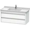 Image de Duravit Ketho bâti-support lavabo suspendu, 1000x480x455 mm, 2 tiroirs, pour Starck 3 030410, KT664501818