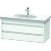 Image de Duravit Ketho meuble sous-lavabo suspendu, 1000x480x455 mm, 2 tiroirs, pour D-Code, KT664801818
