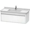 Image de Duravit Ketho bâti-support de lavabo suspendu, 1000x410x455 mm, 1 tiroir, pour lavabos Starck 3 030410, KT666501818