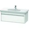 Image de Duravit Ketho bâti-support lavabo suspendu, 1000x410x455 mm, 1 tiroir, pour D-Code, KT666801818