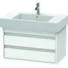 Image de Duravit Ketho bâti-support lavabo suspendu, 800x480x455 mm, 2 tiroirs, pour lavabos Vero 032985, KT664001818
