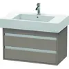 Image de Duravit Ketho bâti-support lavabo suspendu, 800x480x455 mm, 2 tiroirs, pour lavabos Vero 032985, KT664004343