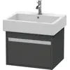 Image de Duravit Ketho bâti-support lavabo suspendu, 550x410x440 mm, 1 tiroir, pour lavabos Vero 045460, KT668604949