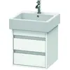 Image de Duravit Ketho bâti-support lavabo suspendu, 450x480x440 mm, 2 tiroirs, pour lavabos Vero 045450, KT663501818