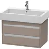 Image de Duravit Ketho bâti-support lavabo suspendu, 750x480x440 mm, 2 tiroirs, pour lavabos Vero 045480, KT663704343