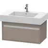 Image de Duravit Ketho bâti-support lavabo suspendu, 800x410x455 mm, 1 tiroir, pour lavabos Vero 032985, KT669004343