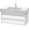 Image de Duravit Ketho bâti-support lavabo suspendu, 1000x480x455 mm, 2 tiroirs, pour lavabos Vero 032910, KT664101818