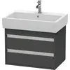 Image de Duravit Ketho bâti-support lavabo suspendu, 650x480x440 mm, 2 tiroirs, pour lavabos Vero 045470, KT662404949