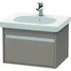 Image de Duravit Ketho bâti-support lavabo suspendu, 600x410x455 mm, 1 tiroir, pour D-Code, KT667004343
