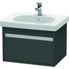 Image de Duravit Ketho bâti-support lavabo suspendu, 600x410x455 mm, 1 tiroir, pour D-Code, KT667004949