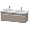 Image de Duravit Ketho meuble sous-lavabo suspendu, 1150x410x455 mm, 1 tiroir, pour D-Code, KT666904343
