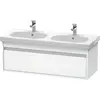 Image de Duravit Ketho meuble sous-lavabo suspendu, 1150x410x455 mm, 1 tiroir, pour D-Code, KT666901818