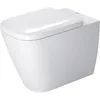 Image de Duravit - Happy D.2 Wc Sur Pied Dos Au Mur 57cm Lave-vaisselle,