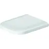 Image de Siège de WC Duravit DU Happy D.2 avec charnières SoftClose en acier inoxydable, blanc, 1 pièce.