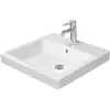 Image de Duravit Lavabo Encastré Vero 50cm Blanc Avec Trop-plein, Avec