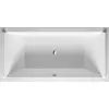 Image de Baignoire Duravit Starck 200 x 100 x 48 cm 2 pans de dossier, version encastrée, blanc, 700341000000000