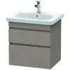Image de Duravit DuraStyle meuble sous-lavabo suspendu 6480, 2 tiroirs, 580mm, pour DuraStyle, DS648004343